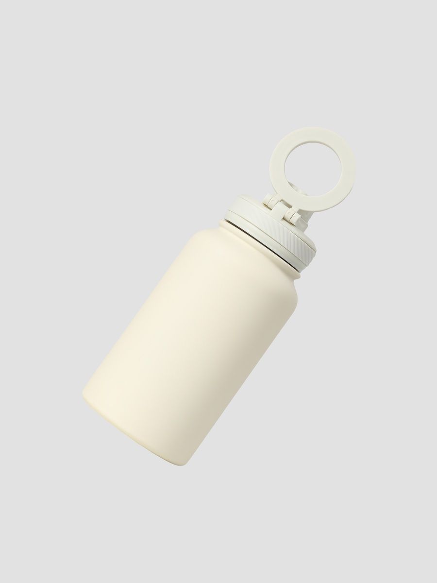Пляшка для води з магнітом Ivory Cream &ndash; кремовий білий 500-01 фото